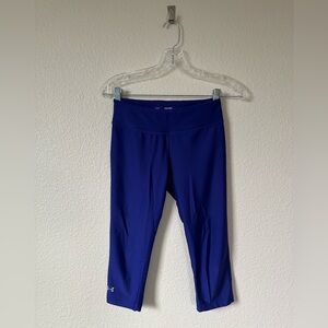Under Armour Purple XS Cropped Workout Leggings